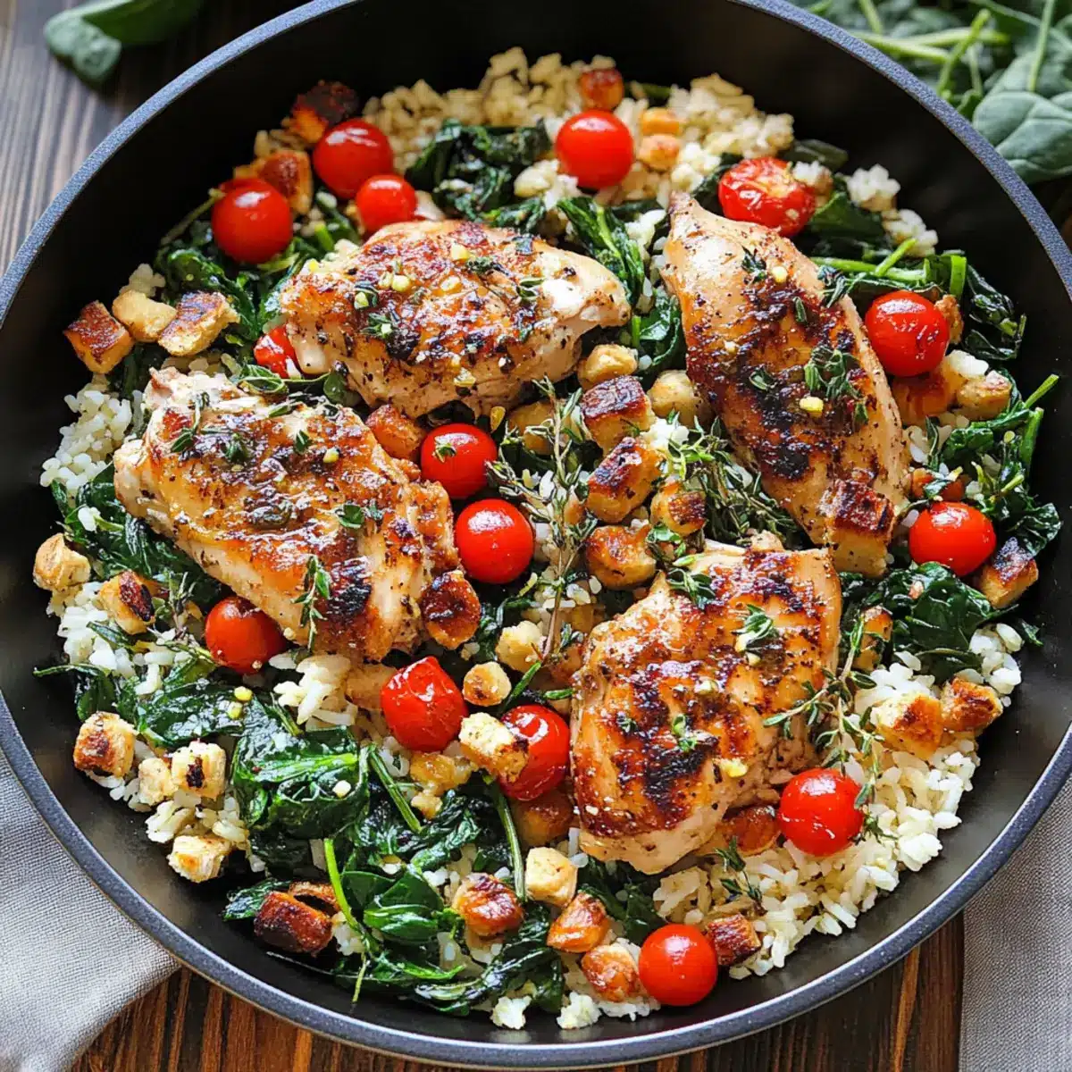Greek Chicken and Lemon Rice