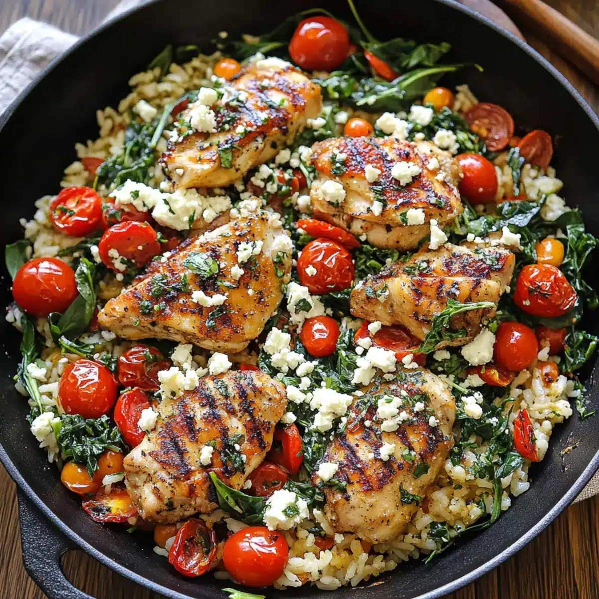 Greek Chicken and Lemon Rice