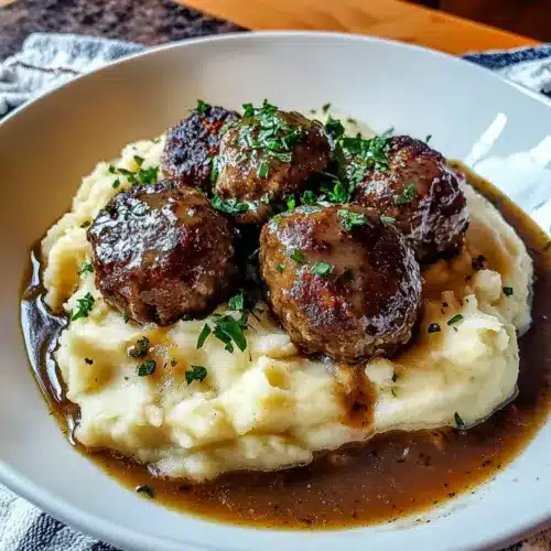 Salisbury Steak Meatballs