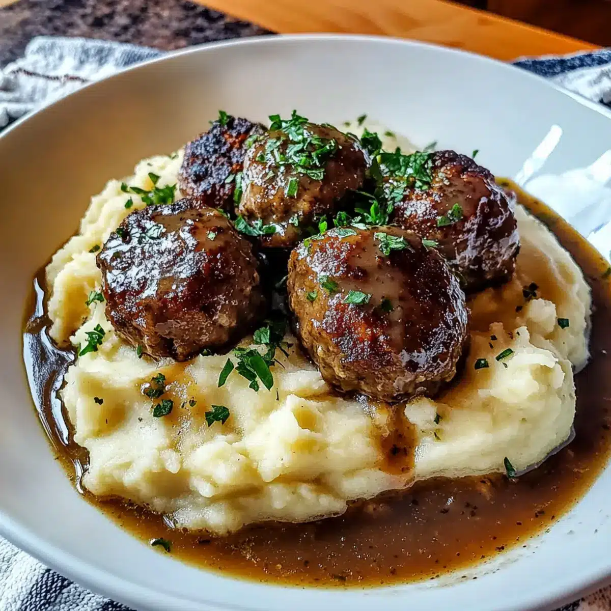 Salisbury Steak Meatballs