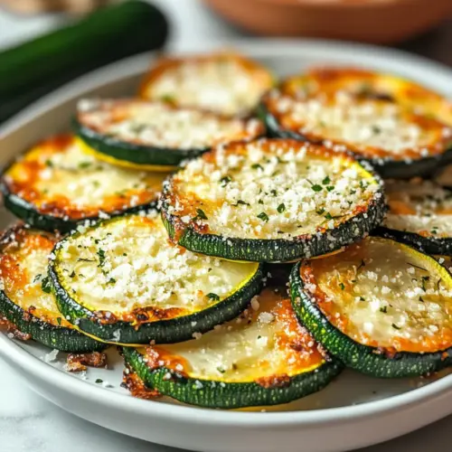 Crispy Baked Parmesan Zucchini
