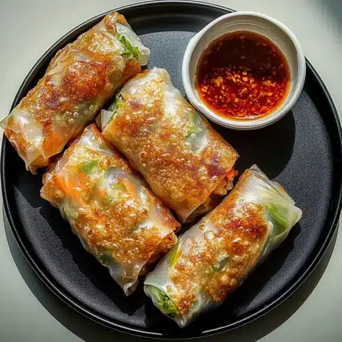 Air Fryer Rice Paper Noodle Rolls
