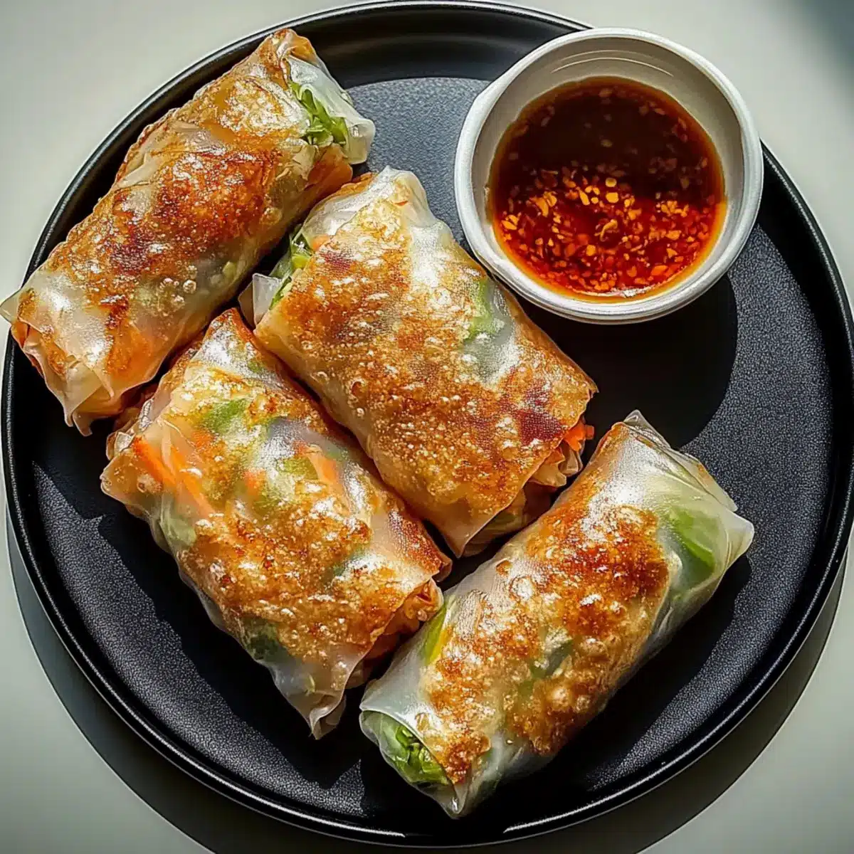 Air Fryer Rice Paper Noodle Rolls