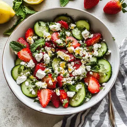 Strawberry Cucumber Salad