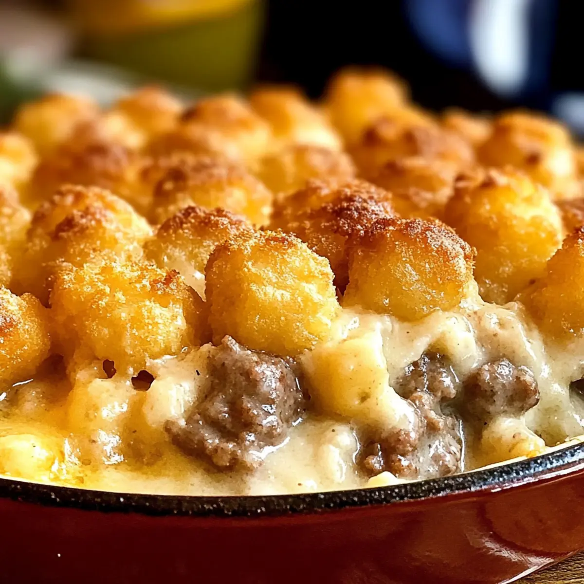 Sausage Gravy Breakfast Tater Tot