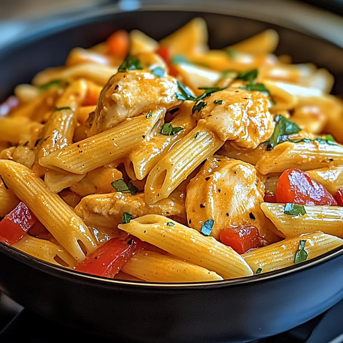 Crock Pot Creamy Cajun Chicken Pasta