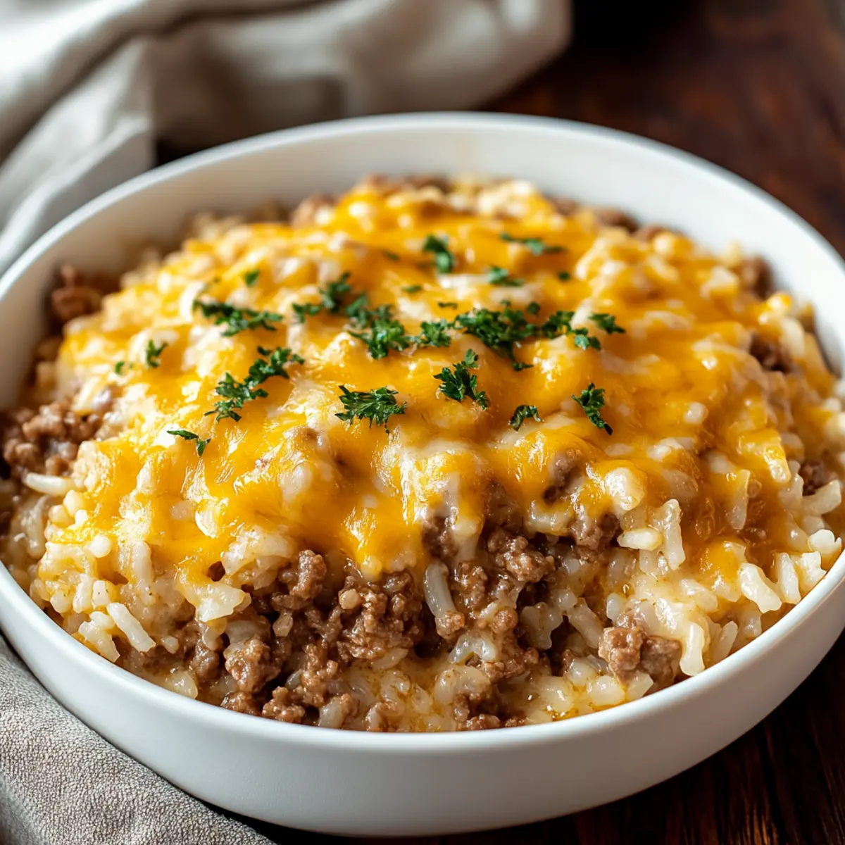Cheesy Ground Beef