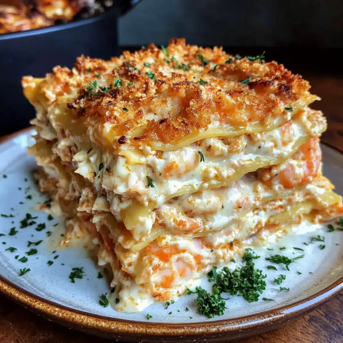 Shrimp Crab Lasagna