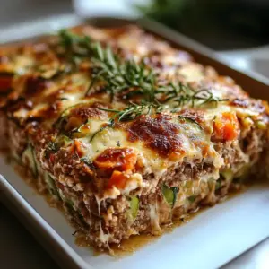 Herb-Crusted Parmesan Meatloaf