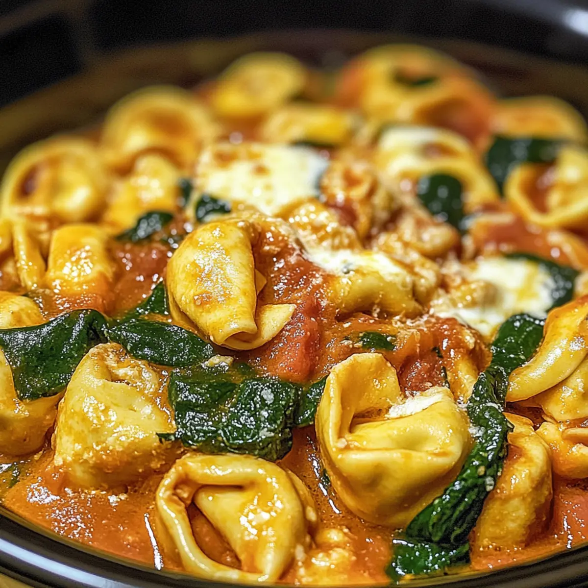 CrockPot Chicken Tortellini