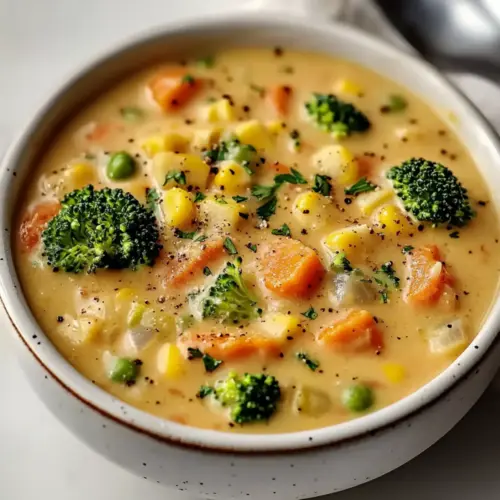 Veggie Pot Pie Soup