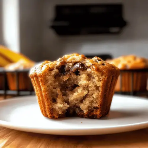 Fluffy Banana Bread Muffins