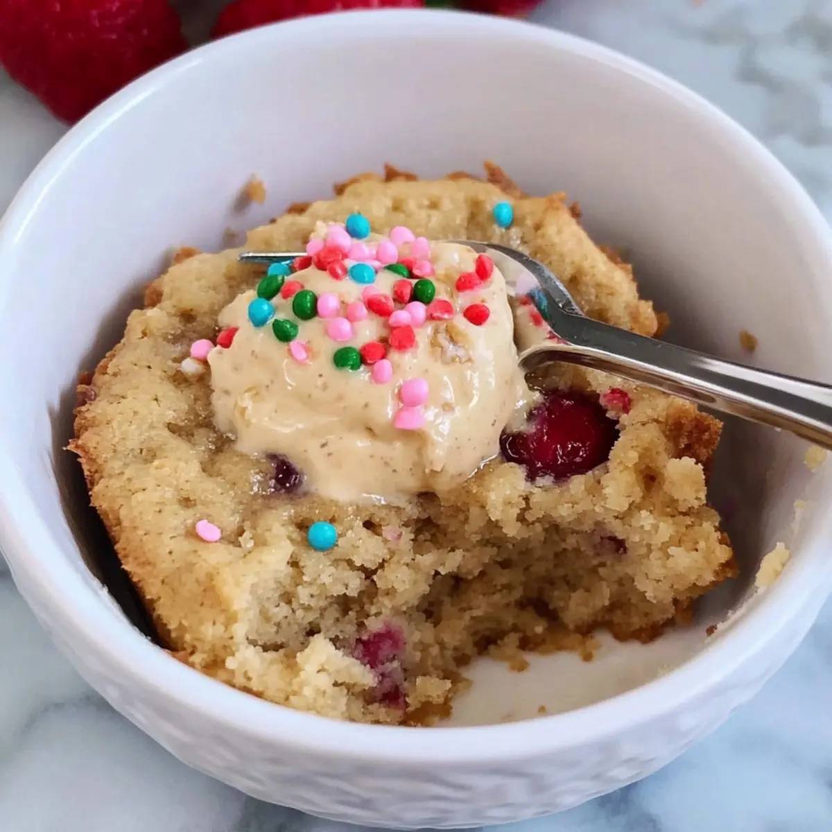 Sugar Cookie Protein Baked Oats