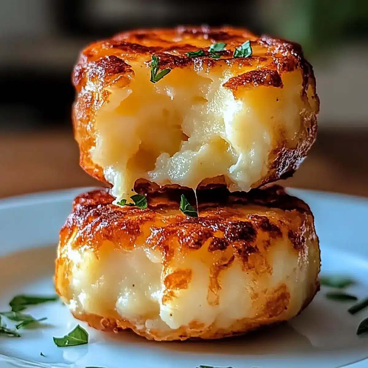 Cheesy Mashed Potato Puff Bites