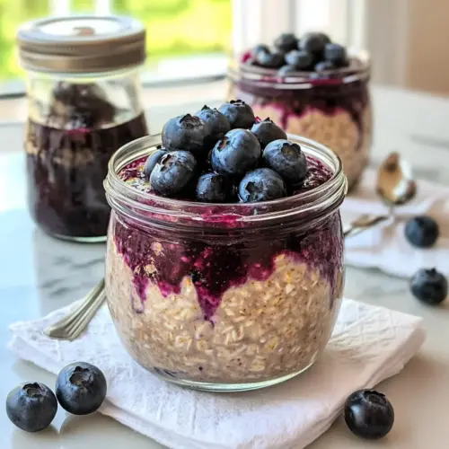 Blueberry Pie Overnight Oats