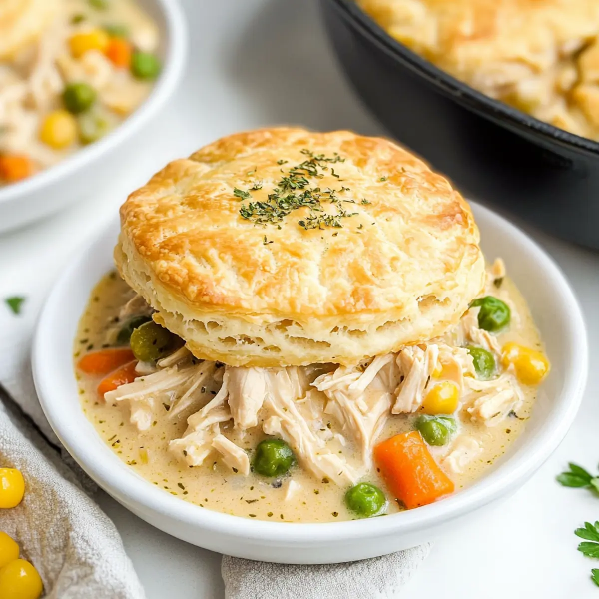 Easy Slow Cooker Chicken Pot Pie