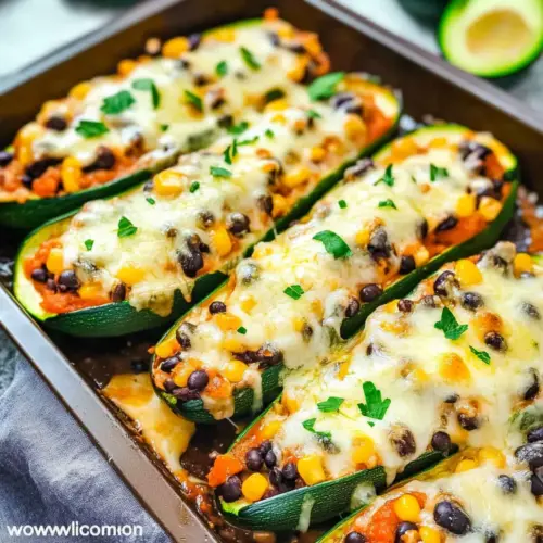 Mexican Zucchini Boats
