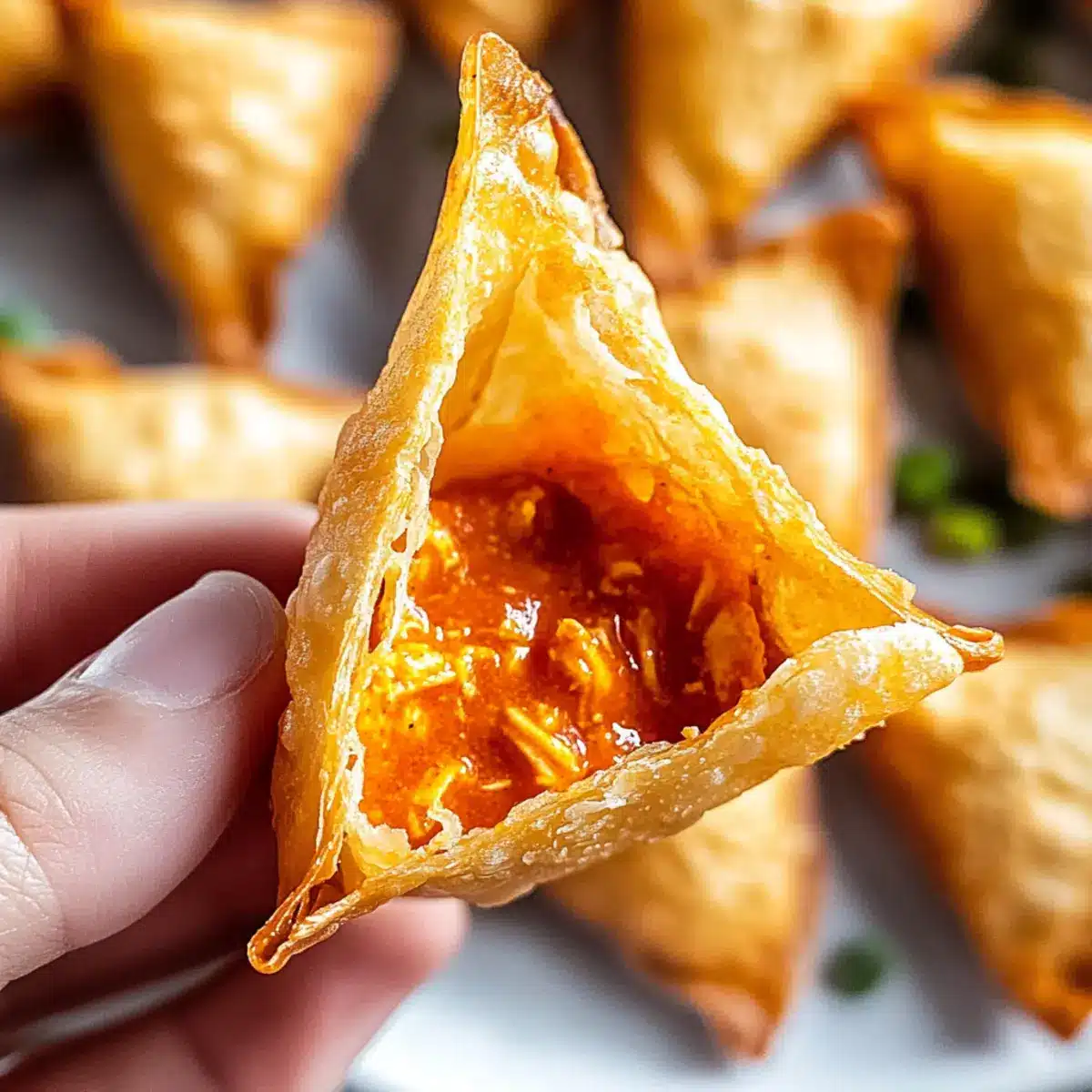 Buffalo Chicken Rangoons