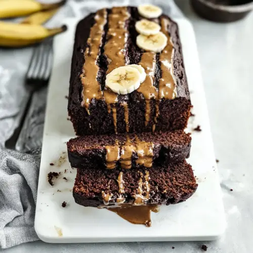 Chocolate Peanut Butter Banana Bread