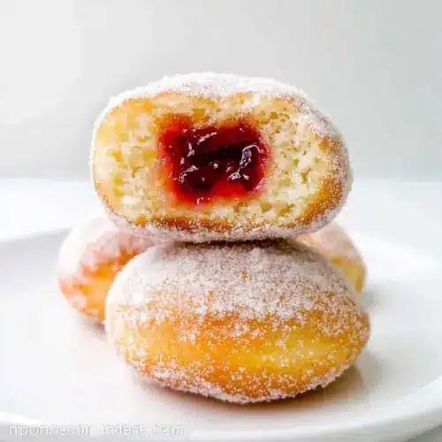 Baked Donuts Filled with Jelly