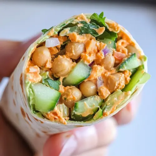 Buffalo Chickpea Wraps