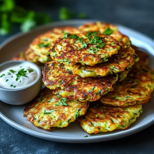 Zucchini Fritters Side Dish