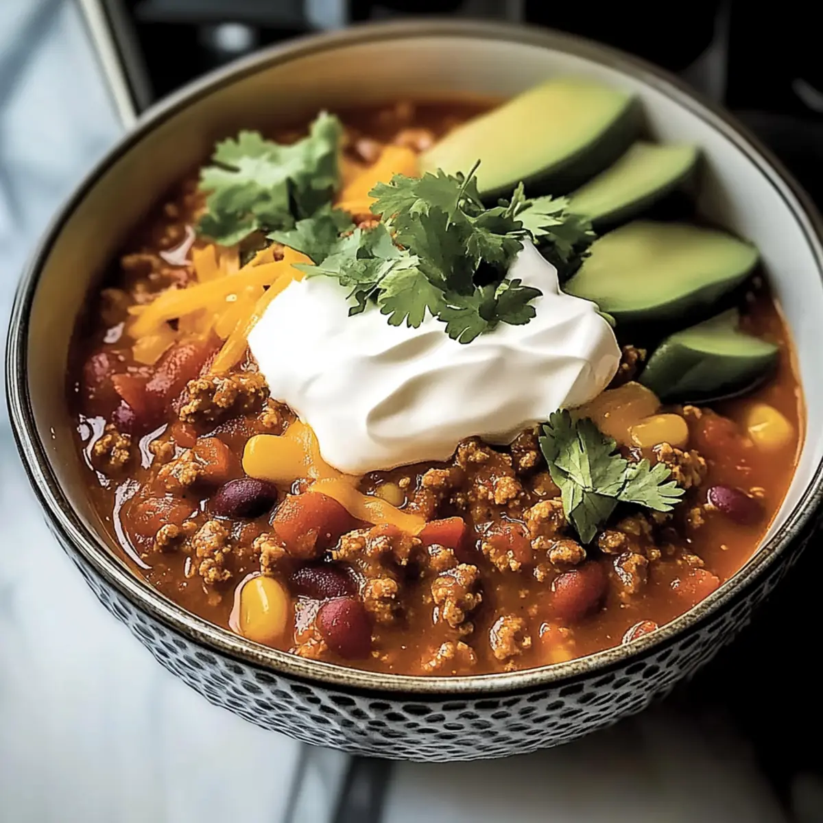 Healthy Crockpot Beef Chili