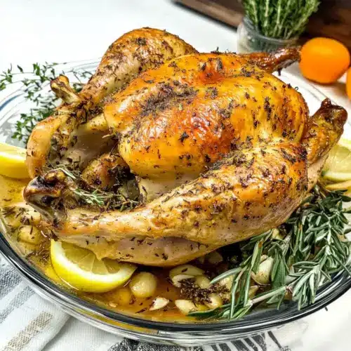 Butter Roasted Turkey with Garlic and Herbs