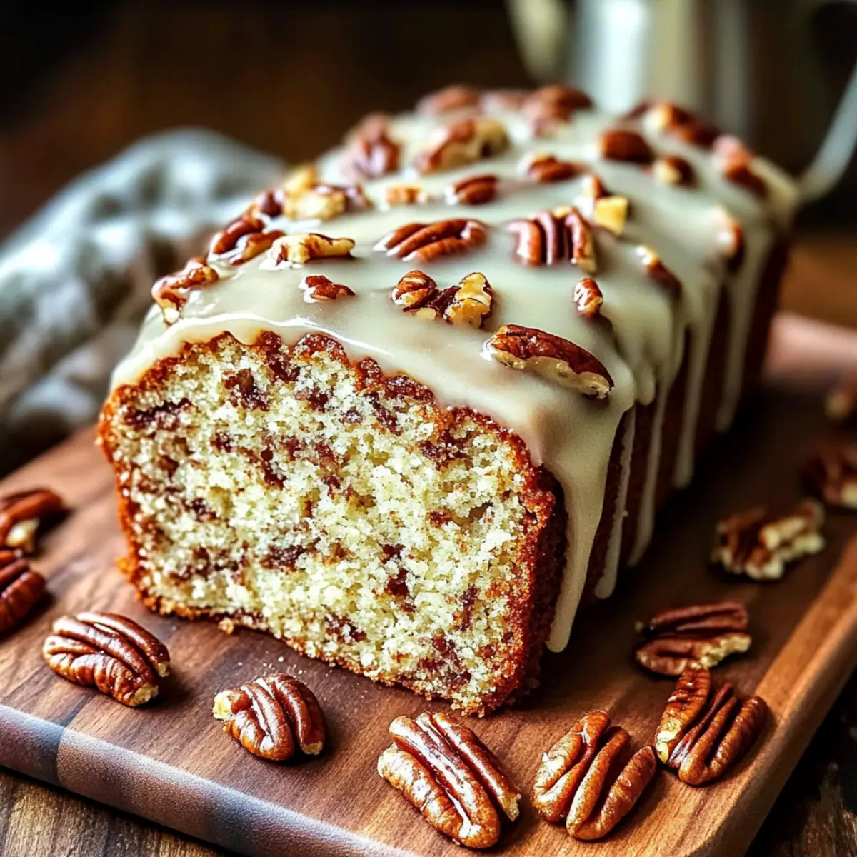 Butter Pecan Cake Loaf