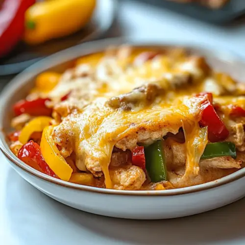 Chicken Fajita Casserole