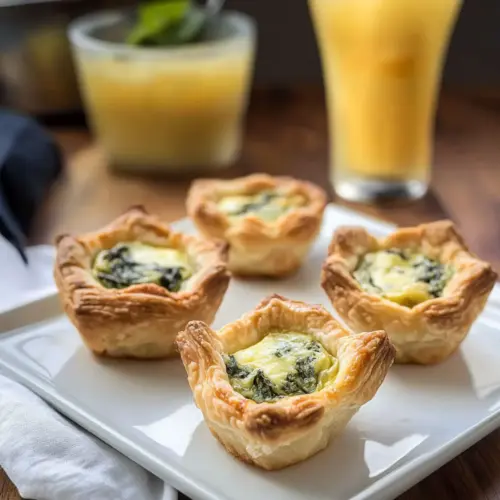 Spinach Artichoke Egg Tarts