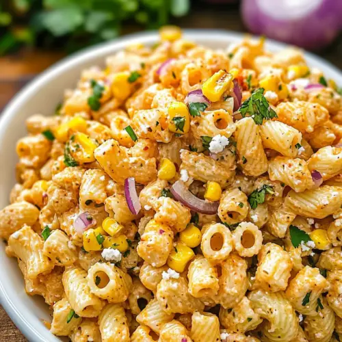 Easy Elote Pasta Salad
