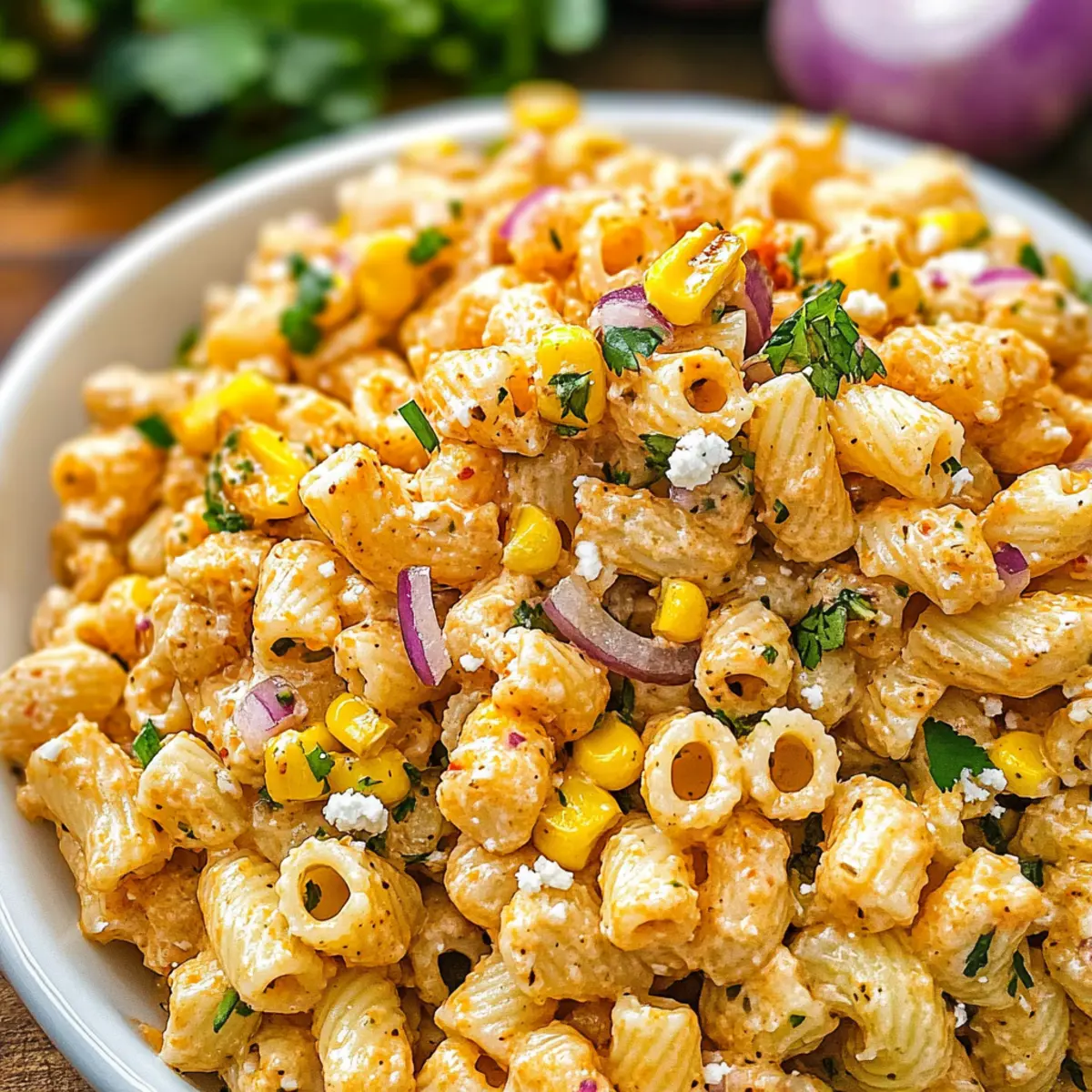 Easy Elote Pasta Salad