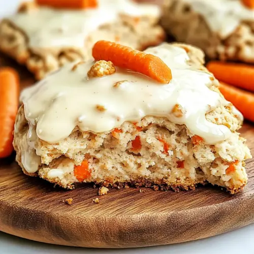 Decadent Easter Carrot Cake Scones