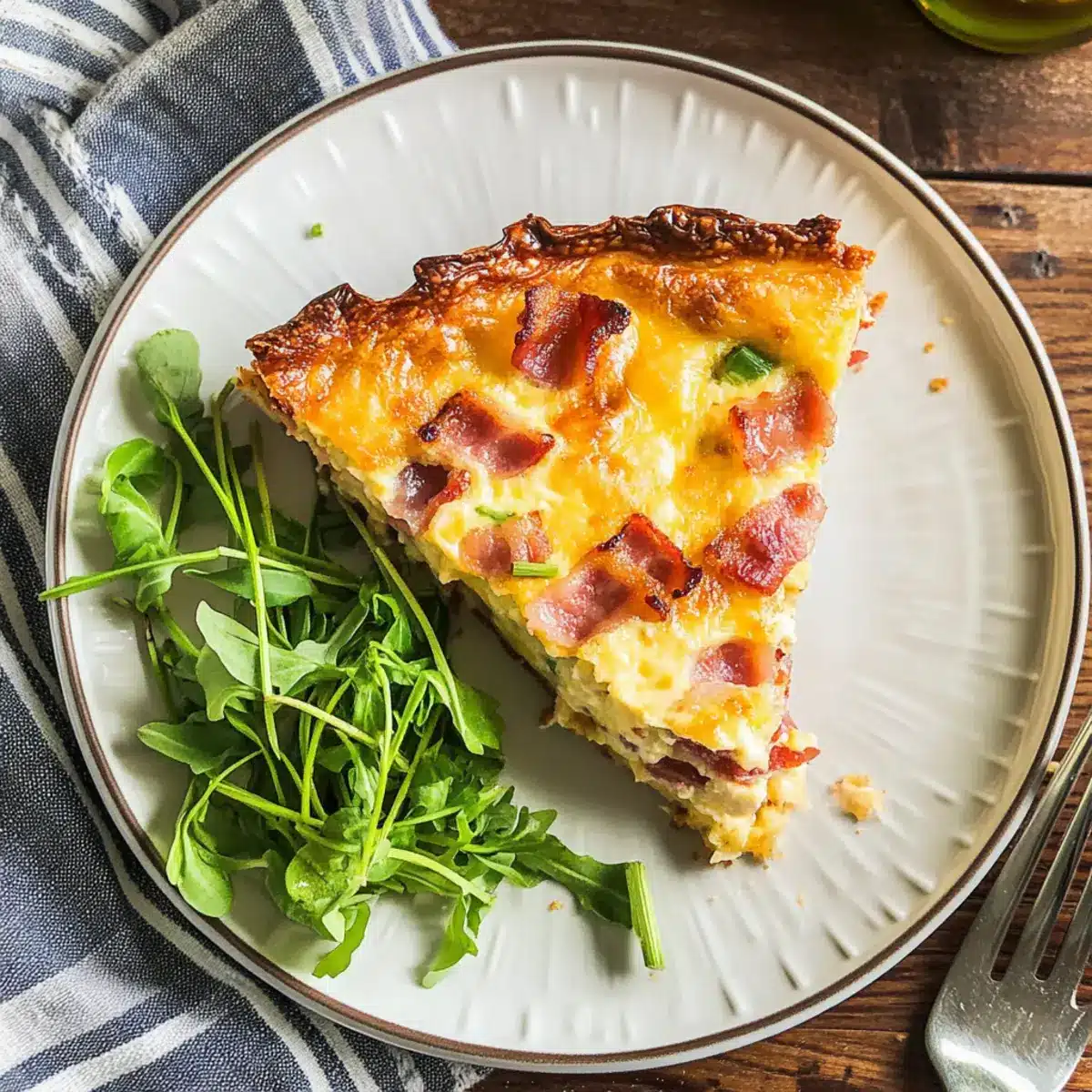 Crustless Quiche Lorraine