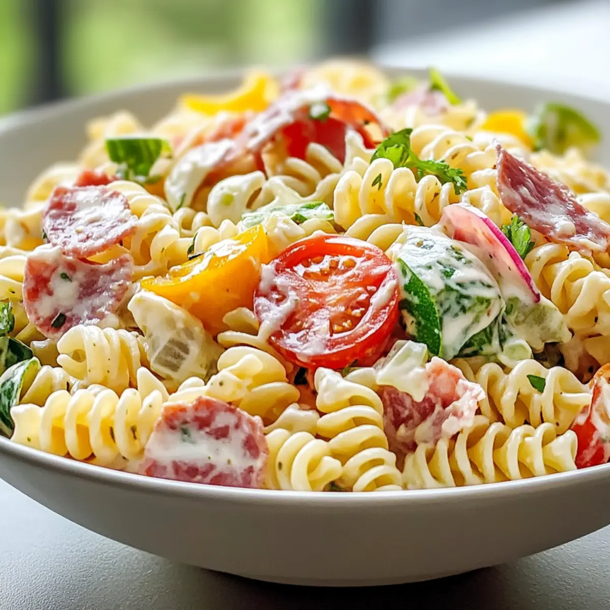 Italian Grinder Pasta Salad