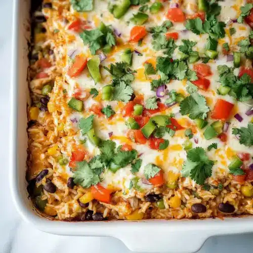 Chicken Burrito Casserole