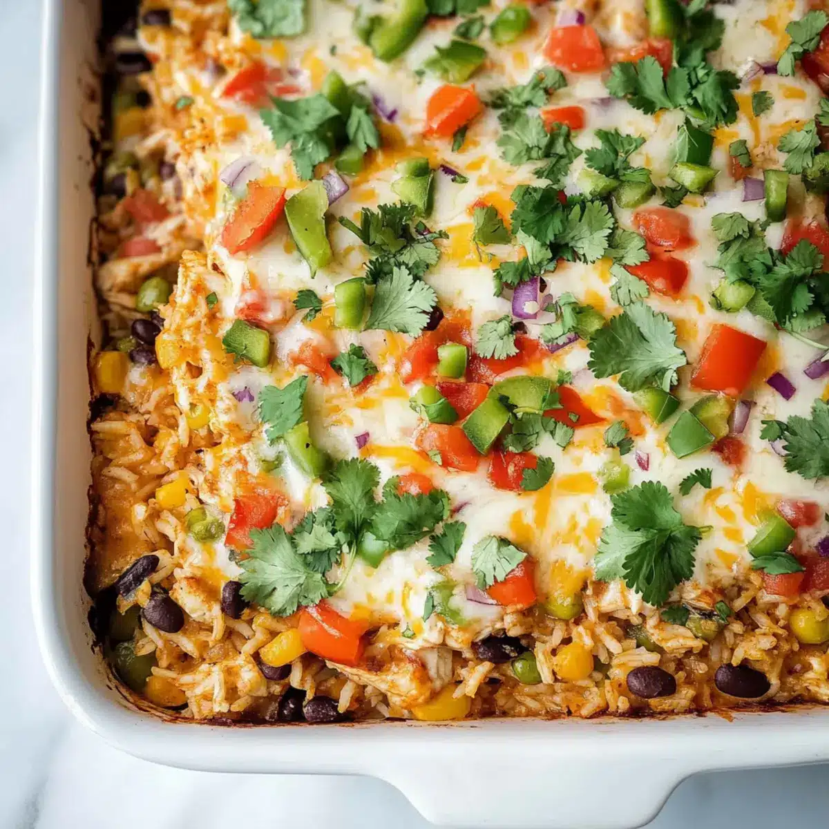 Chicken Burrito Casserole