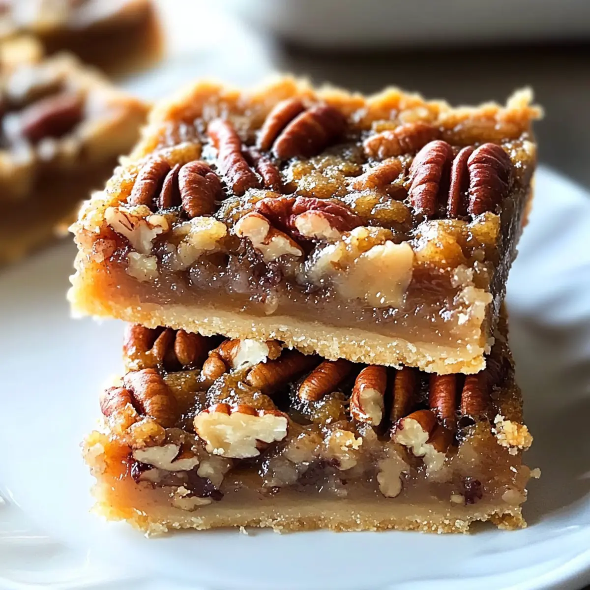 Lazy Pecan Pie Bars