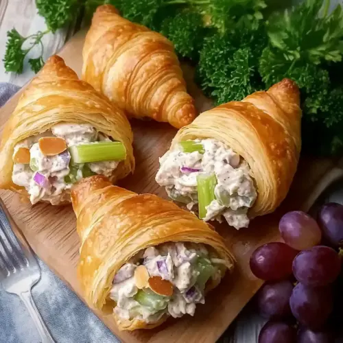 Easter Chicken Salad Crescent rolls