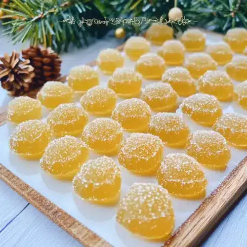 Lemon pate de fruit (Jelly candies)