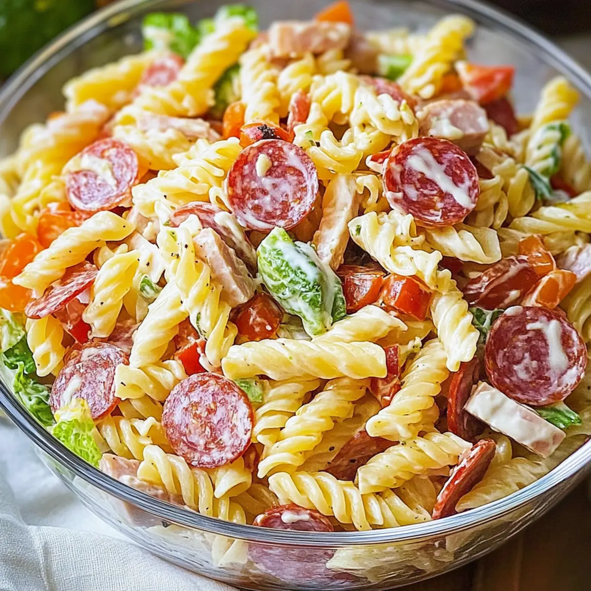 Italian Grinder Pasta Salad