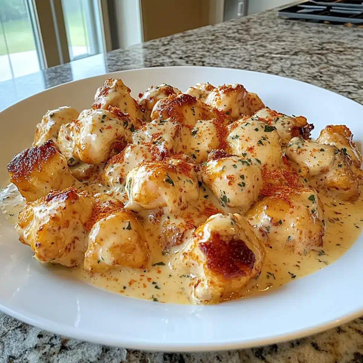 Cottage Cheese Parmesan Firecracker Chicken