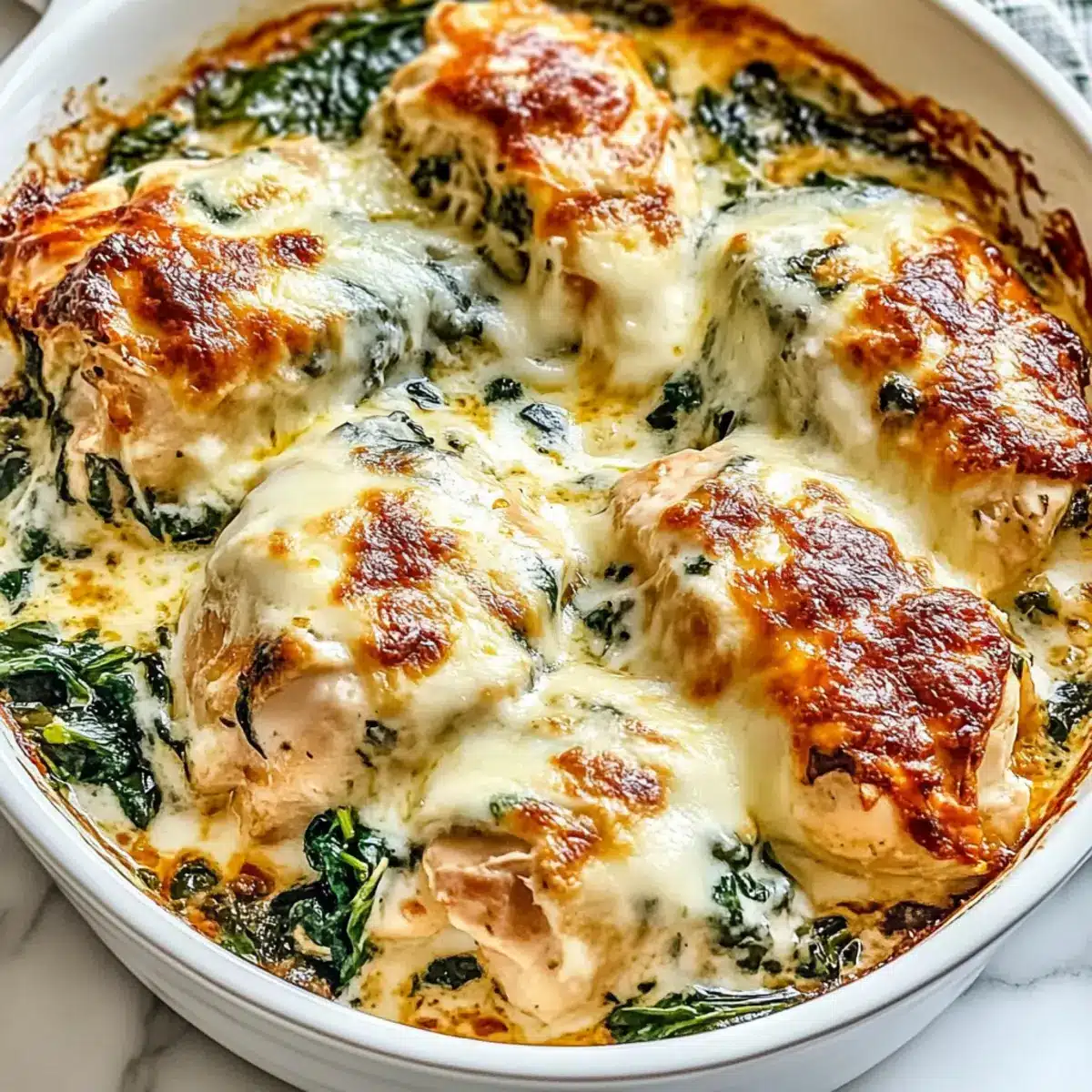 Baked Tuscan Chicken Casserole