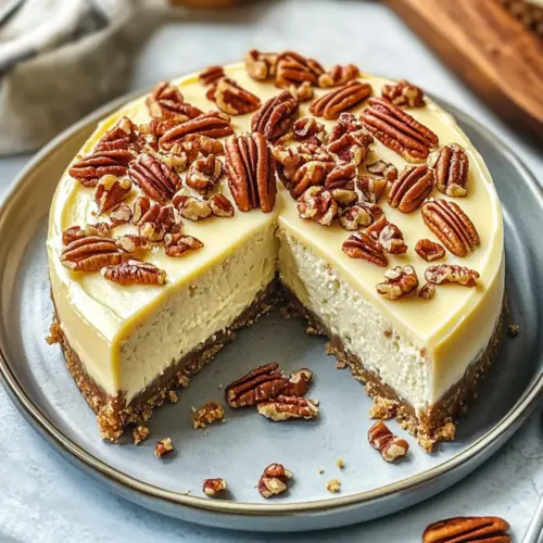 Browned Butter Pecan Cheesecake