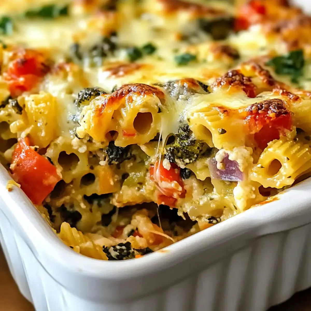 Tasty Mediterranean Vegetable Pasta Bake