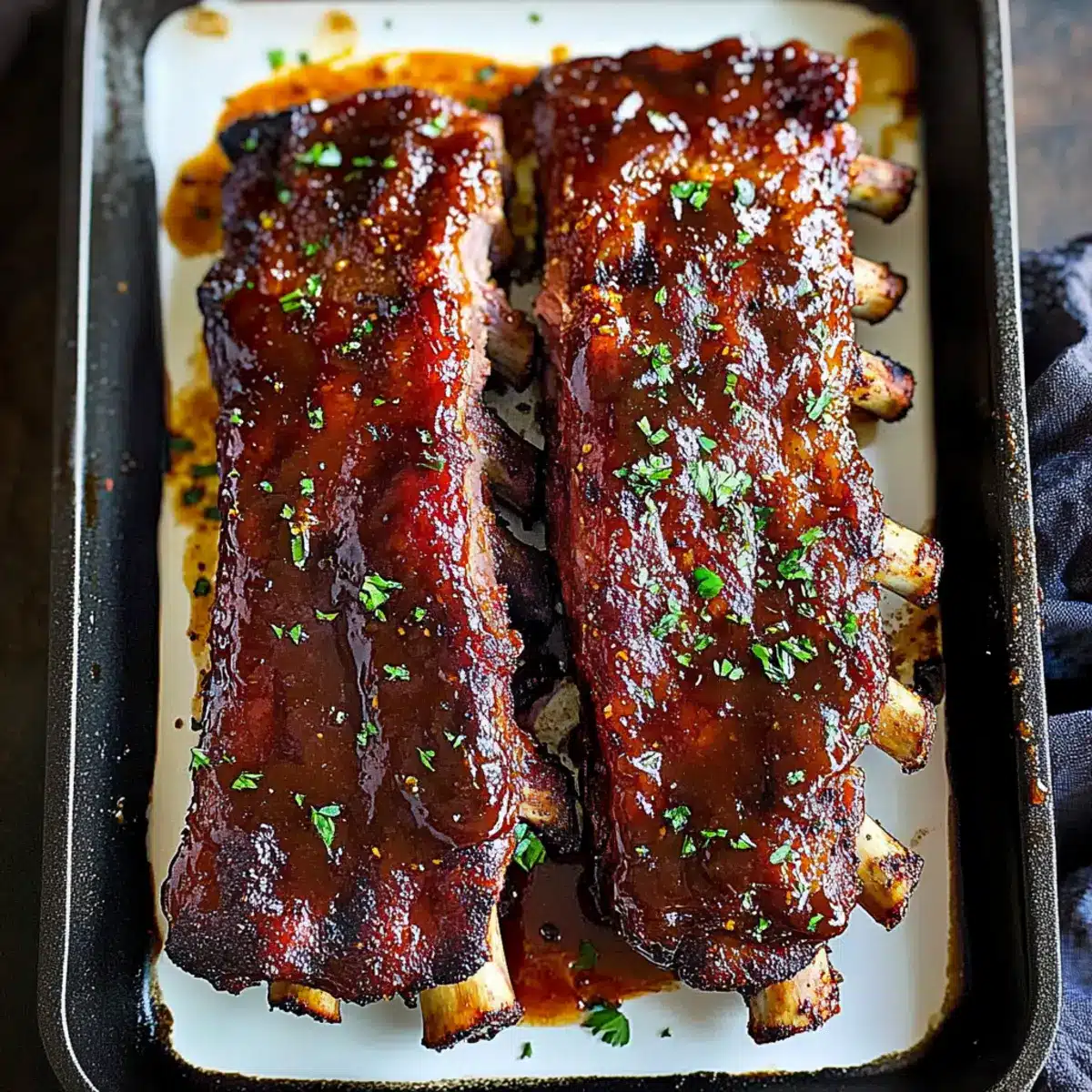 Slow Cooker BBQ Baby Back Ribs