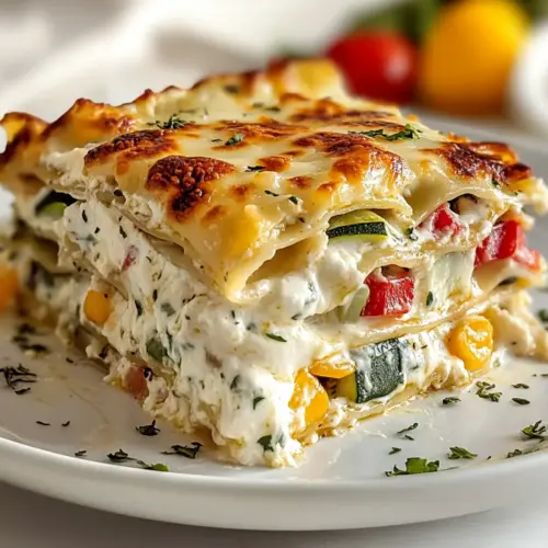 Loaded Veggie White Lasagna