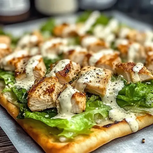 Amazing Chicken Caesar Flatbread