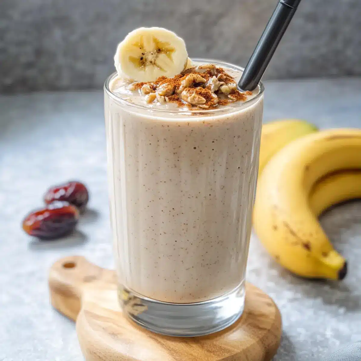 Peanut Butter Banana Date Smoothie